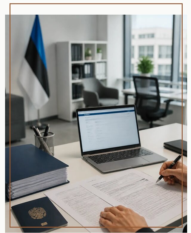Оформление ВНЖ в Эстонии для переезда и легального проживания в Альметьевске
