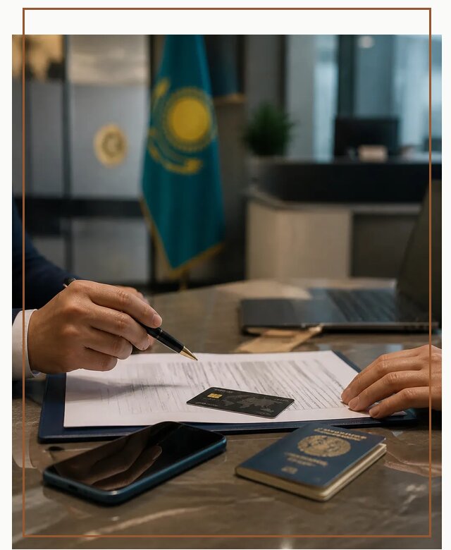 Открытие счета и банковской карты в Казахстане в Альметьевске